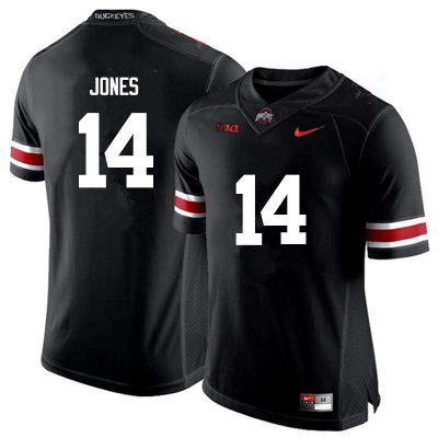 NCAA Ohio State Buckeyes Men's #14 Keandre Jones Black Nike Football College Jersey IIP7145YZ